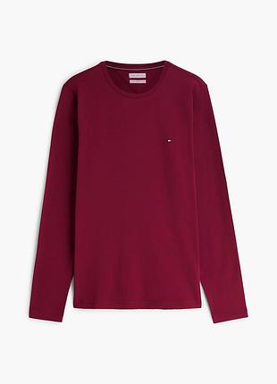Новый лонгслив tommy hilfiger (томми slim jersey long sleeve t-shirt) c англии l