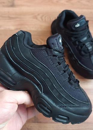 Кроссовки детские nike air max 95 recraft black hq6364-001 p31.5 длина стельки по факту 20.5см