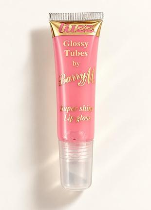 Блиск для губ barry m glossy tubes super shiny рожевий 9 мл, uk