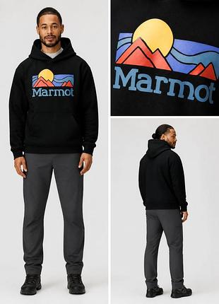 Худи marmot hoodie / мармот чоловіче худі з капюшоном | оригінал | m, l, xl
