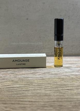 Lustre від amouage - належить до групи ароматів деревні квіткові мускусні. це новий аромат. lustre був випущений в 2024.