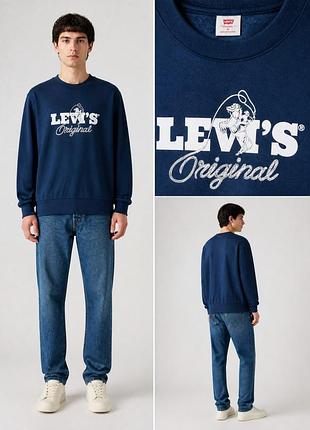 Levi’s standard graphic crewneck sweatshirt / левіс чоловічий світшот m l xl