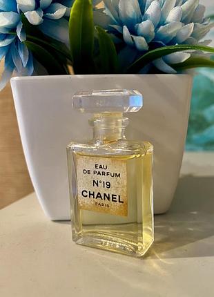 Вінтаж chanel no 19 eau de parfum chanel дуже рідкісна колекційна мініатюра
