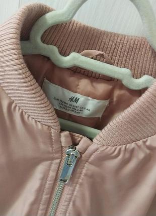Куртка-бомбер h&amp;m, р.98-104, 3/4т 6
