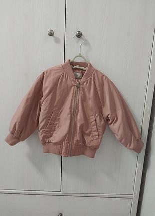 Куртка-бомбер h&amp;m, р.98-104, 3/4т 4