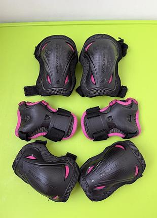 Дитячий захист rollerblade bladegear jr 3 pack (наколінники, налікотники, захист зап'ясть), розмір xs