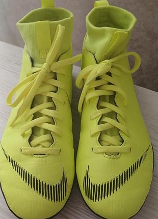 Сороконіжки nike jr. mercurial superfly 6 club tf (оригінал) 36,5-37розмір