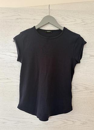 Футболка жіноча massimo dutti чорна