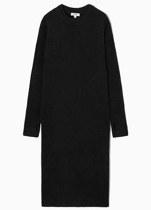 Теплюча вовняна з альпакою сукня  cos alpaca-blend jumper dress