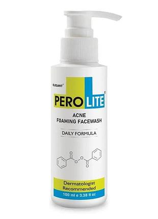 Пінка для вмивання від акне perolite acne foaming facewash, 100 мл
