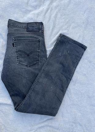 Чоловічі джинси levi’s 511 slim w34 l34, графітові, оригінал