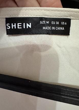 Бежева максі сукня shein 7