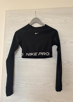 Жіночий спортивний топ nike pro чорний