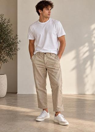 Штани чоловічі m&s regular fit льон віскоза розмір l
