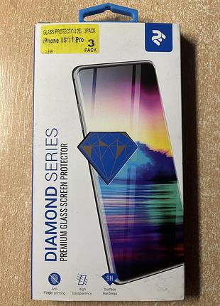 Захисне скло diamond series для iphone xs/11 pro