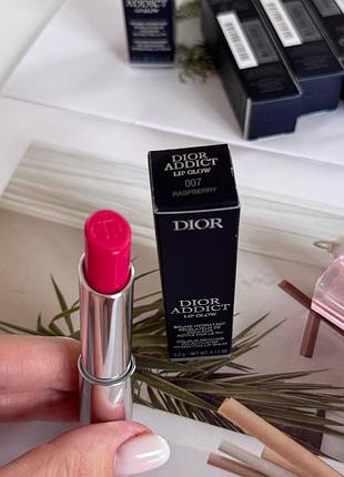 Бальзам для губ addict lip glow  007 raspberry