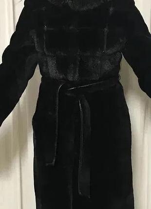 Шуба з норкою, 44р, нова 2