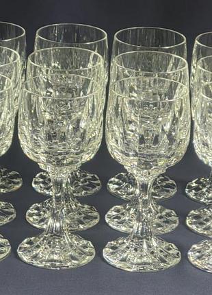 Кришталеві келихи villeroy boch arabelle німеччина набір 12 шт вінтаж