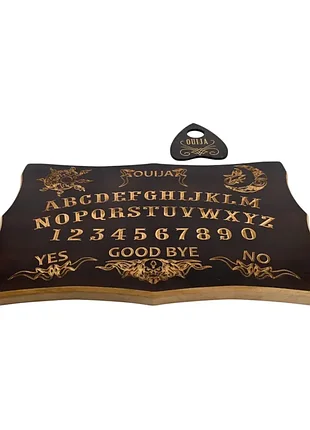 Спиритическая доска из массива дерева (ouija) на английском языке (46*30*1,8 см)