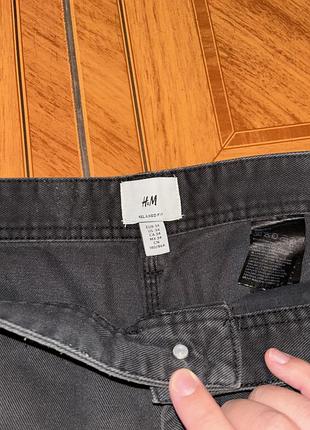 Джинси чоловічі h&m чорні 2