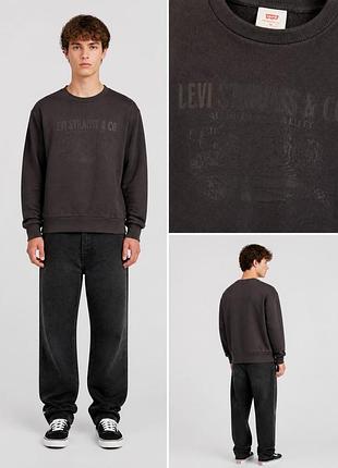 Levi’s standard graphic crewneck sweatshirt / левіс чоловічий світшот | оригінал | m, l