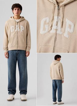 Худі на блискавці gap / худи на молнии gap beige | оригінал | xl