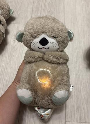 Іграшка-нічник fisher-price «дихаюча видра» soothe 'n snuggle otter