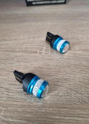 Светодиодные led лампы maxgtrs t20 7443 w21/5w красные стоп/габарит