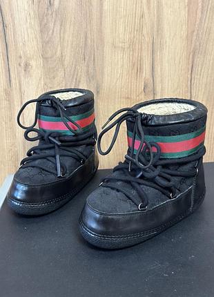 Зимові луноходи дутіки gucci, 37/38