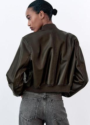 Стильный бомбер zara 9