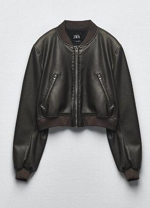 Стильный бомбер zara 10
