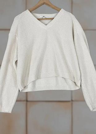 Женский кроп свитер uniqlo, размер м-л