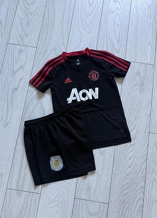 Футбольна форма adidas aon manchester united 128-134 см 7/8 років