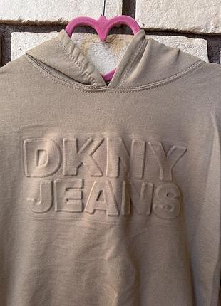 Спортивний костюм дитячий dkny з капюшоном, бежевий