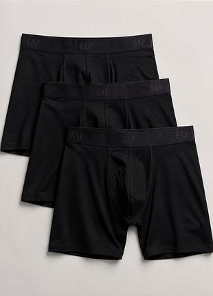 Gap boxer briefs black / геп мужские трусы боксеры черные | оригинал | m, l, xl
