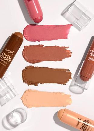Кремовий контуринг barry m chisel cheeks №2, шоколадний, 5 г 4
