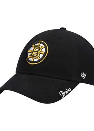 Регулируемая кепка boston bruins '47 women's team miata clean up - черная