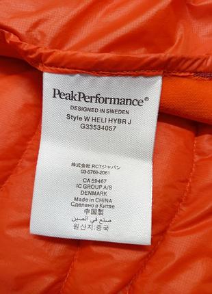 Пухова куртка peak performance w heli hybrid jacket 6