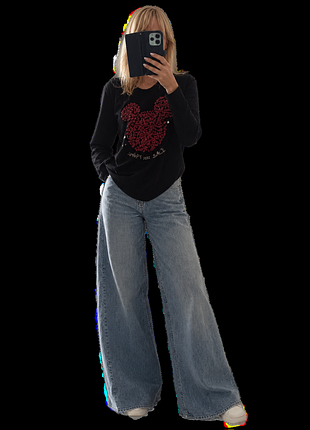 Джинсы wide leg