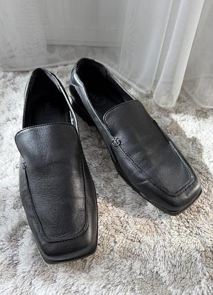 Лофери чоловічі marks & spencer чорні шкіряні
