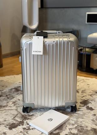 🧳 нова алюмінієва валіза rimowa original cabin silver - 32 тис. грн.