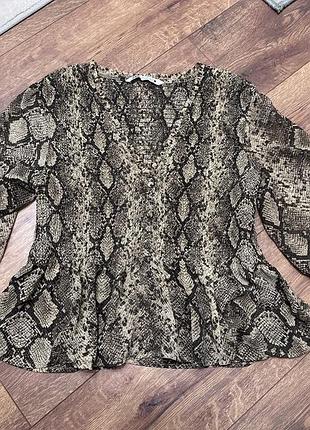 Блузка жіноча zara 4886/289/700 л коричнева