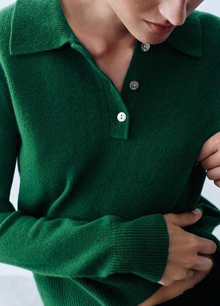 Светр поло жіночий вовняний zara new