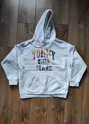 Худі жіноче tommy hilfiger біле з принтом