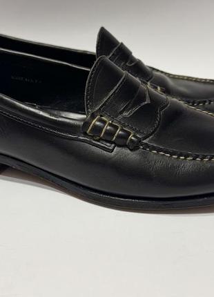 Лофери шкіряні american footwear (hand made in usa) / пенні-лофери, розмір 8 1/3 us (26 см)