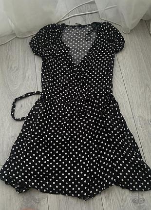Ромпер zara basic collection у горошок, xs