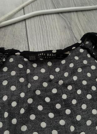 Ромпер zara basic collection у горошок, xs 3