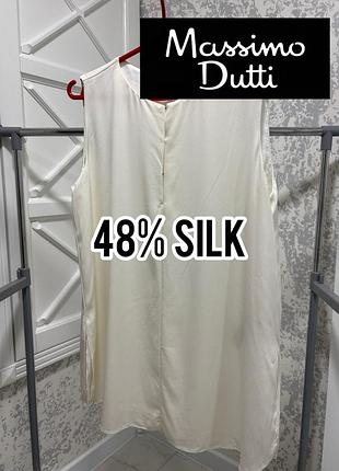 Розкішна шовкова блузка бренду massimo dutti в складі silk