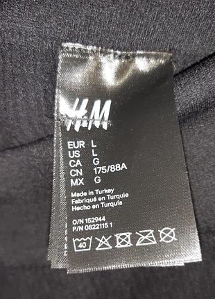 Лосіни жіночі h&m чорні рубчик l 2