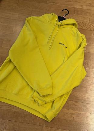 Худі balenciaga logo medium fit — унісекс, s - 14500